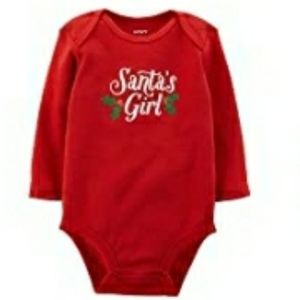 Carter's Santa's Girl Baby Bodysuit